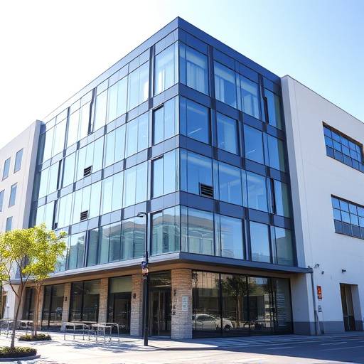 Fachada del edificio de la empresa Oratoria Brillante.