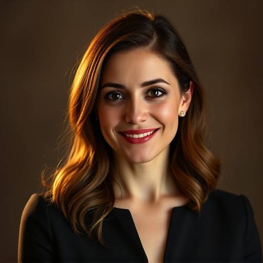 Retrato de Elena Ferrer, instructora de Oratoria Lumina, experta en comunicación no verbal y lenguaje corporal.