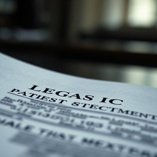 Un documento legal