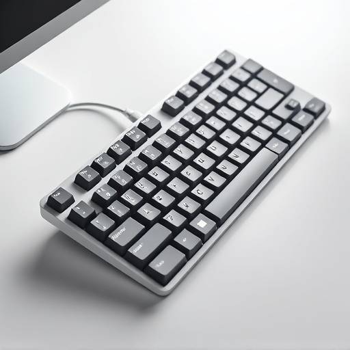 Un teclado de computadora